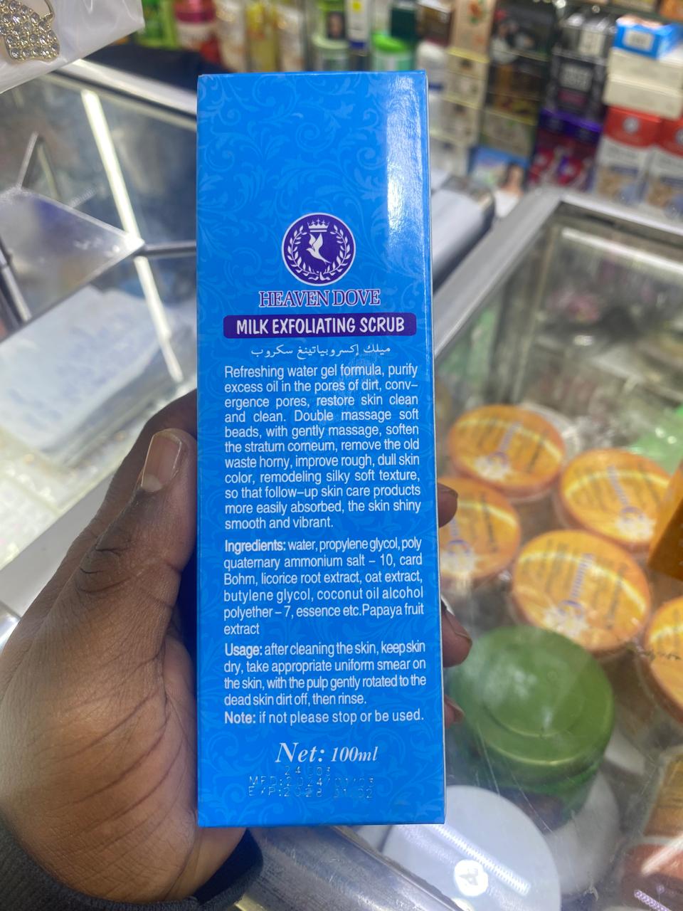HEAVEN DOVE EXFOLIATING SCRUB 100ML