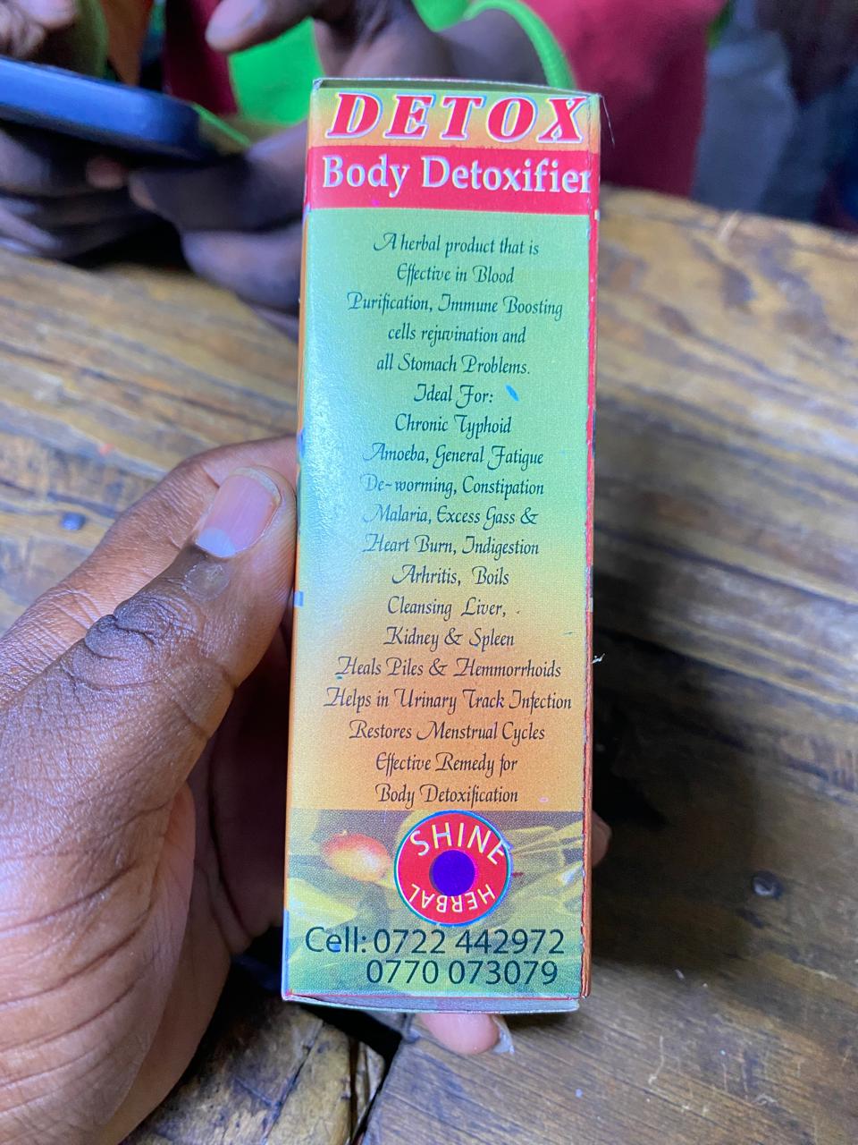 DETOX Body Detoxifier Selected Natural and Tropical Herbs essential for body cleansing & Immune boosting 100ML