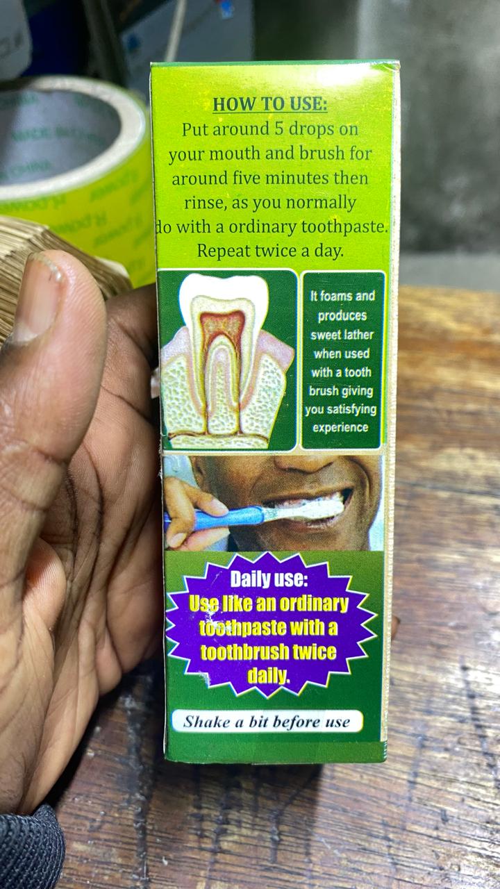 M-DENT Liquid Dentifrice (Toothpaste) Herbal Teeth Care 50ml