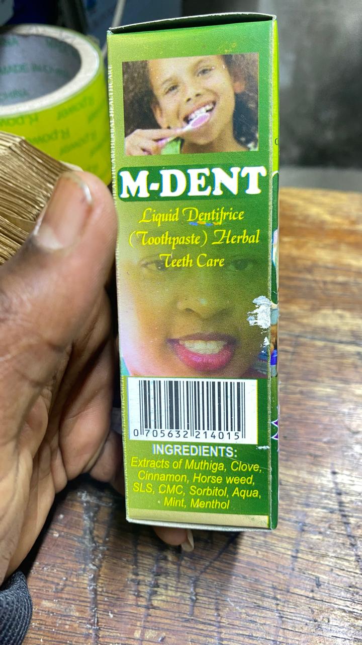 M-DENT Liquid Dentifrice (Toothpaste) Herbal Teeth Care 50ml