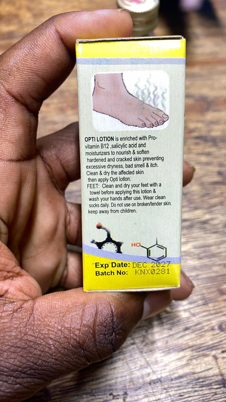 NATONS Formula OPTI LOTION keep your feet clean & healthy 20ml