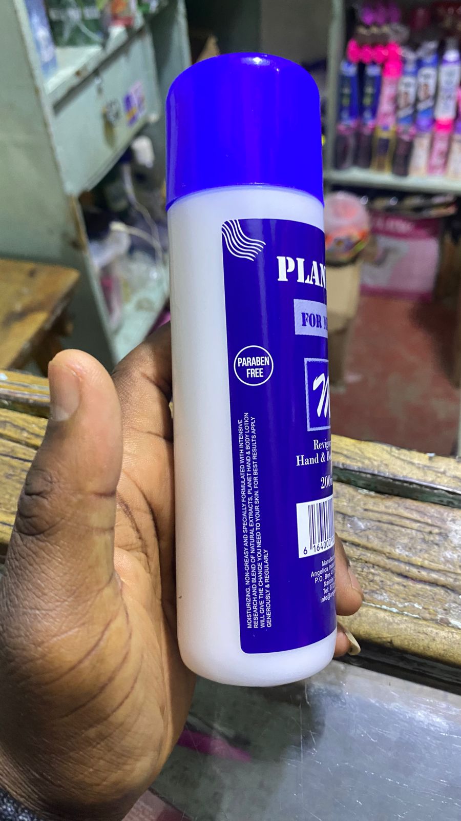 PLANET FOR MEN REVIGORATING HAND AND BODY LOTION 200ML