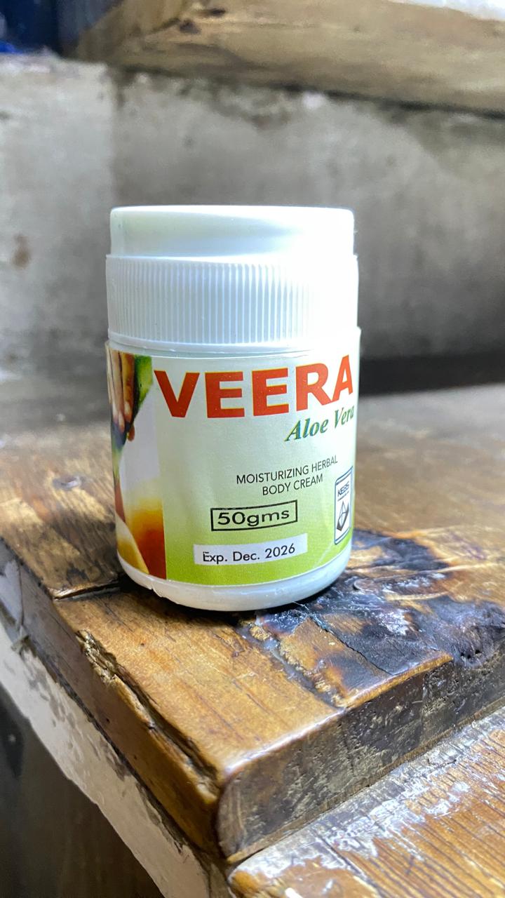 VEERA Aloe Vera MOISTURIZING HERBAL BODY CREAM 50gms