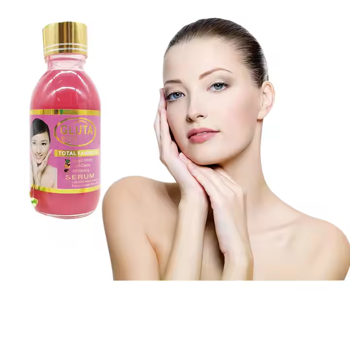 Gluta White Total Fairness Magical White Half Cast Whitening Serum Moisturize Skin Remove Pimple 125ml