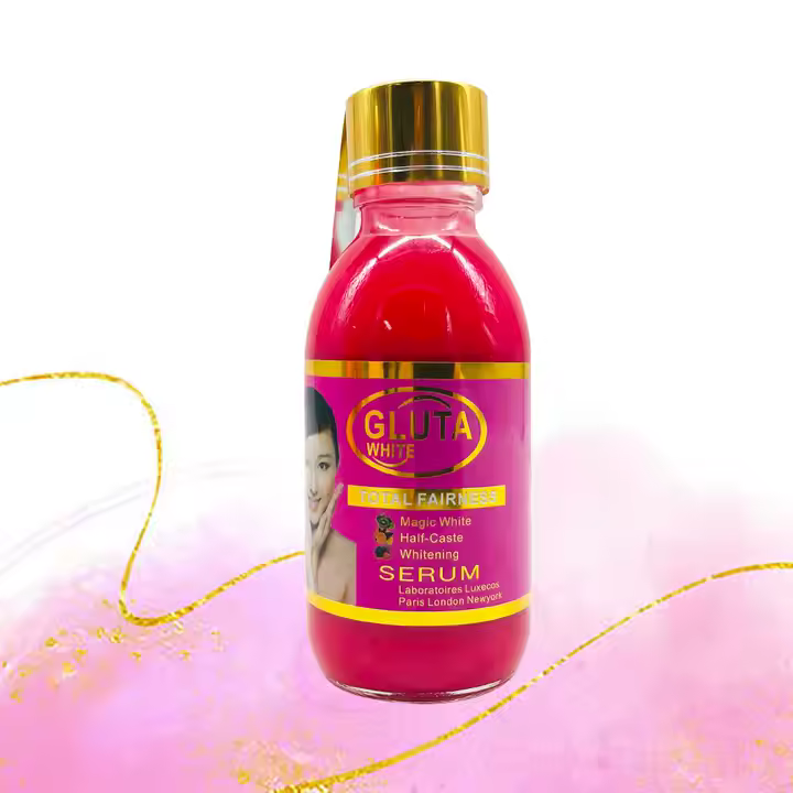 Gluta White Total Fairness Magical White Half Cast Whitening Serum Moisturize Skin Remove Pimple 125ml