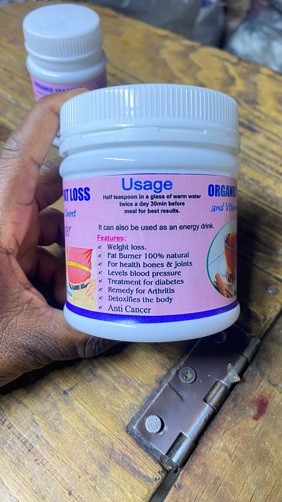 ORGANIC FAT LOSS and Vitamin C boost Powder 200 Grams