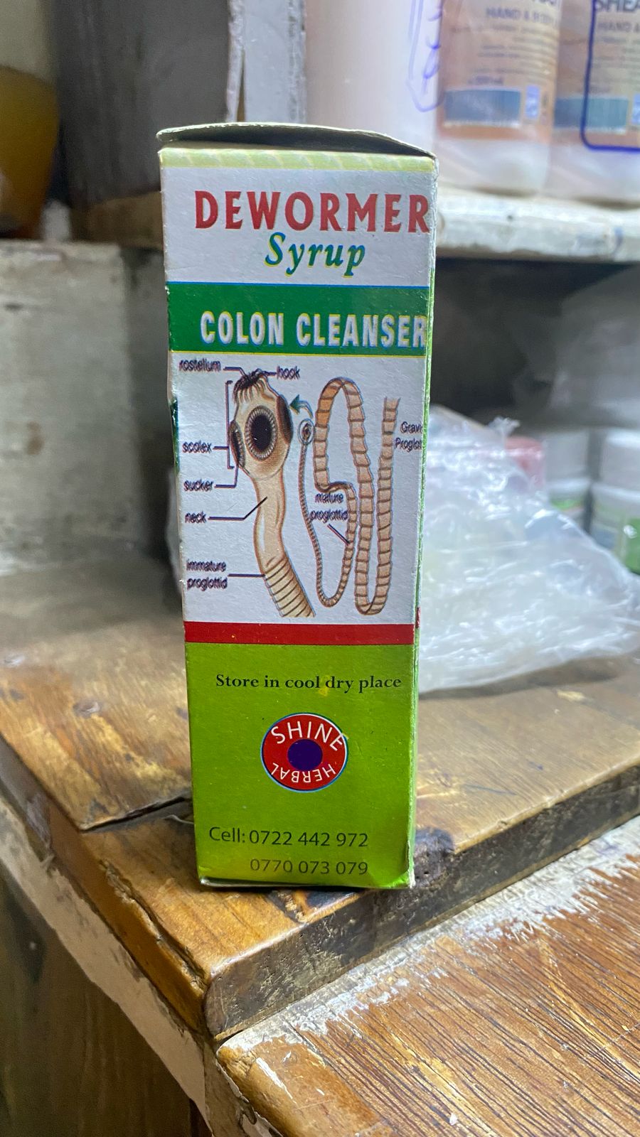 DEWORMER Syrup COLON CLEANSER 100ML