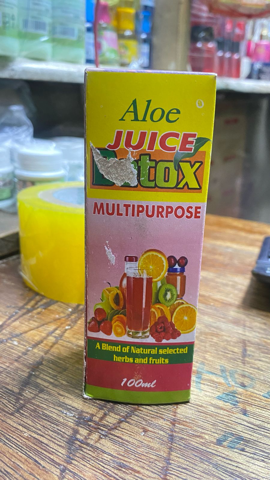 Aloe JUICE MULTIPURPOSE DETOX A Blend of Natural selected herbs and fruits 100ml
