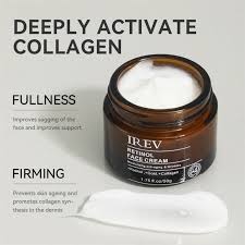 IREV RETINOL FACE CREAM 50G. Moisturizing, anti-aging, removing fine lines and wrinkles