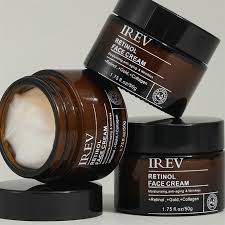 IREV RETINOL FACE CREAM 50G. Moisturizing, anti-aging, removing fine lines and wrinkles