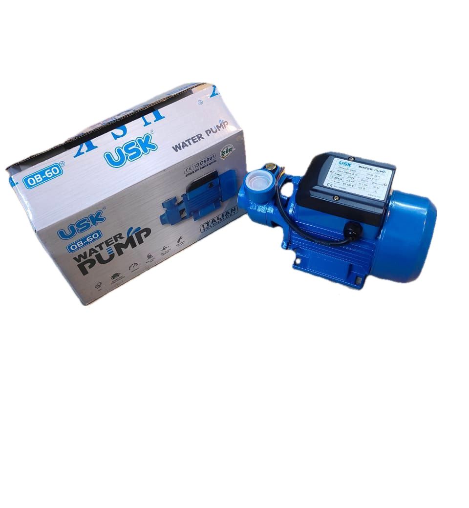usk Booster Water Pump 0.5HP 0.37kw 28m head,8m suntion,27l/min