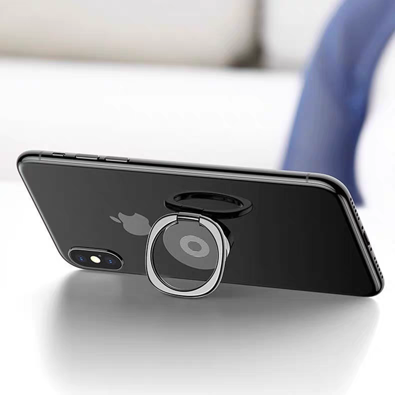 Metal ultra-thin mobile phone buckle, finger ring buckle holder, mobile phone case holder, ultra-thin multi-functional lazy desktop support frame, 360-degree rotation, invisible, portable, compact