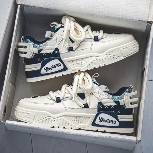 Men Shopping Commuting Leisure Small White Board Shoes Students Niche Original Sports Shoes Skateboarding
