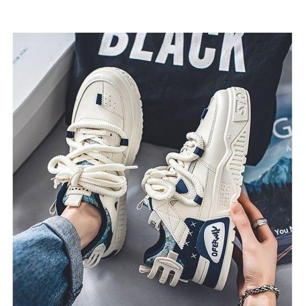 Men Shopping Commuting Leisure Small White Board Shoes Students Niche Original Sports Shoes Skateboarding