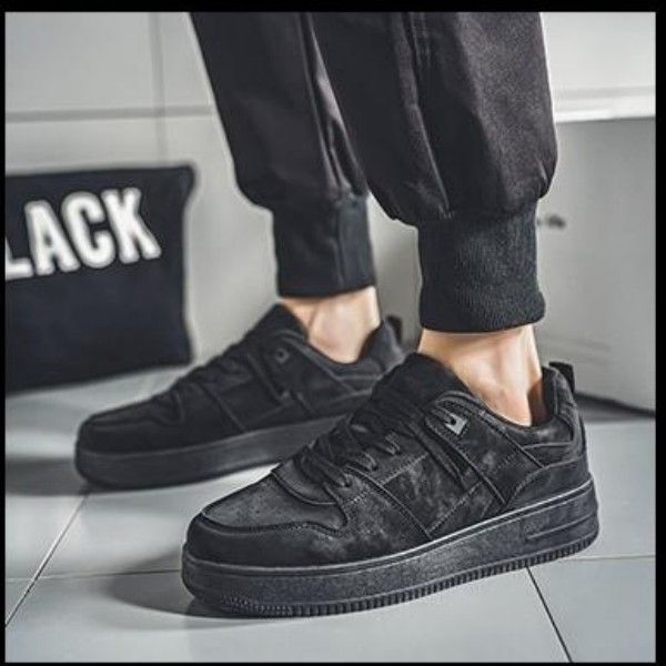 Skateboarding Men's Front Lace-Up Wear Resistant Non-Slip Breathable Student Casual Sports Shoes