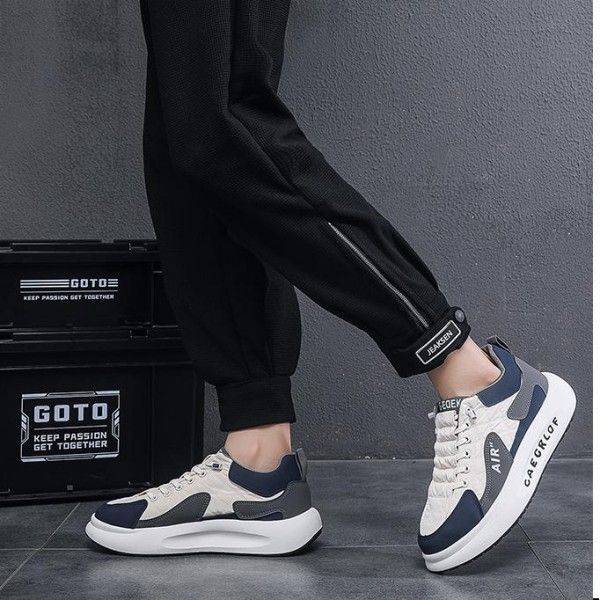 Men's Breathable Wear-Resistant Non-Slip Thick Sole Sports Casual Shoes Daddy Shoes  Sneakers