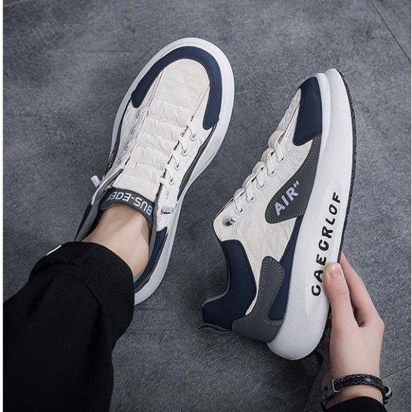 Men's Breathable Wear-Resistant Non-Slip Thick Sole Sports Casual Shoes Daddy Shoes  Sneakers