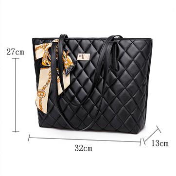 Ladies' Single Room PU Solid Color Leisure Lady's Backpack Women's Bags Tote Bags