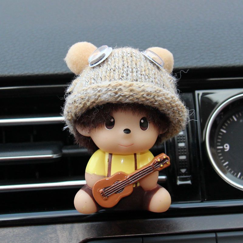 Car air outlet aromatherapy creative cartoon cute car air conditioner mouth perfume jewelry solid ointment lasting  Air Fresheners