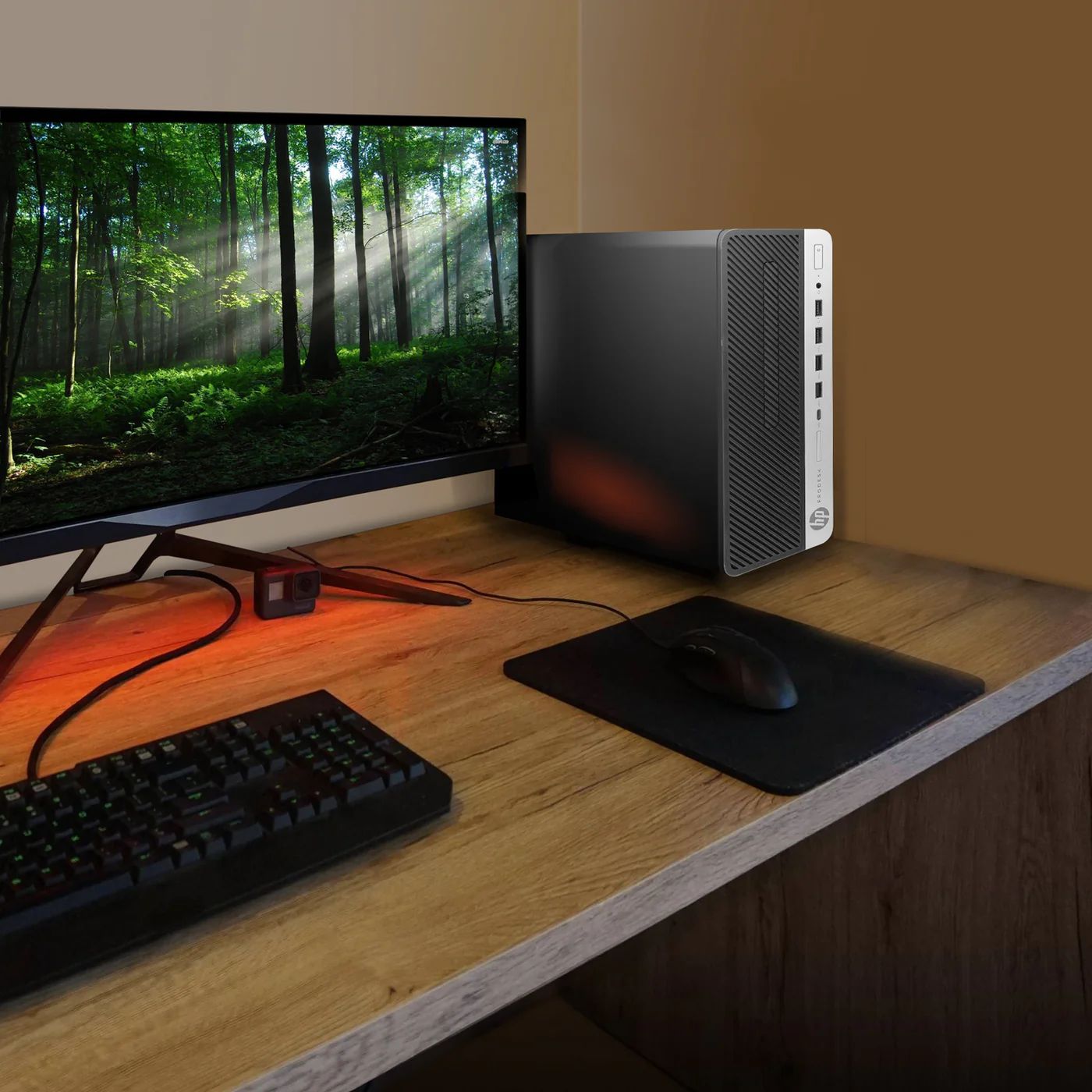 (Full set 8GB+500GB+ 19''Monitor,mouse and Keyboard ) Refurbished HP Desktop Computer Dual Core 8GB 500GB HDD Complete desktop computers