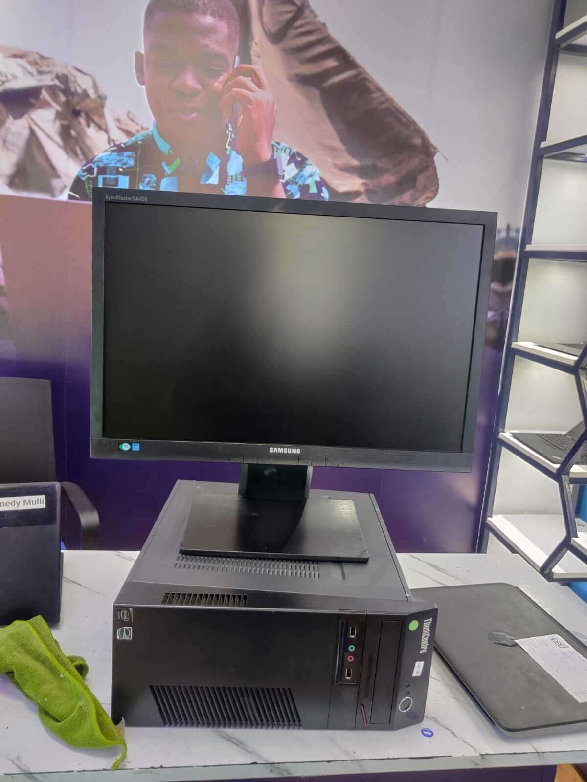 Lenovo ThinkCenter 10B1 Desktop +17" Screen 8GB+500GB Fullset Computer Refurbished lenovo Computer Windows 11