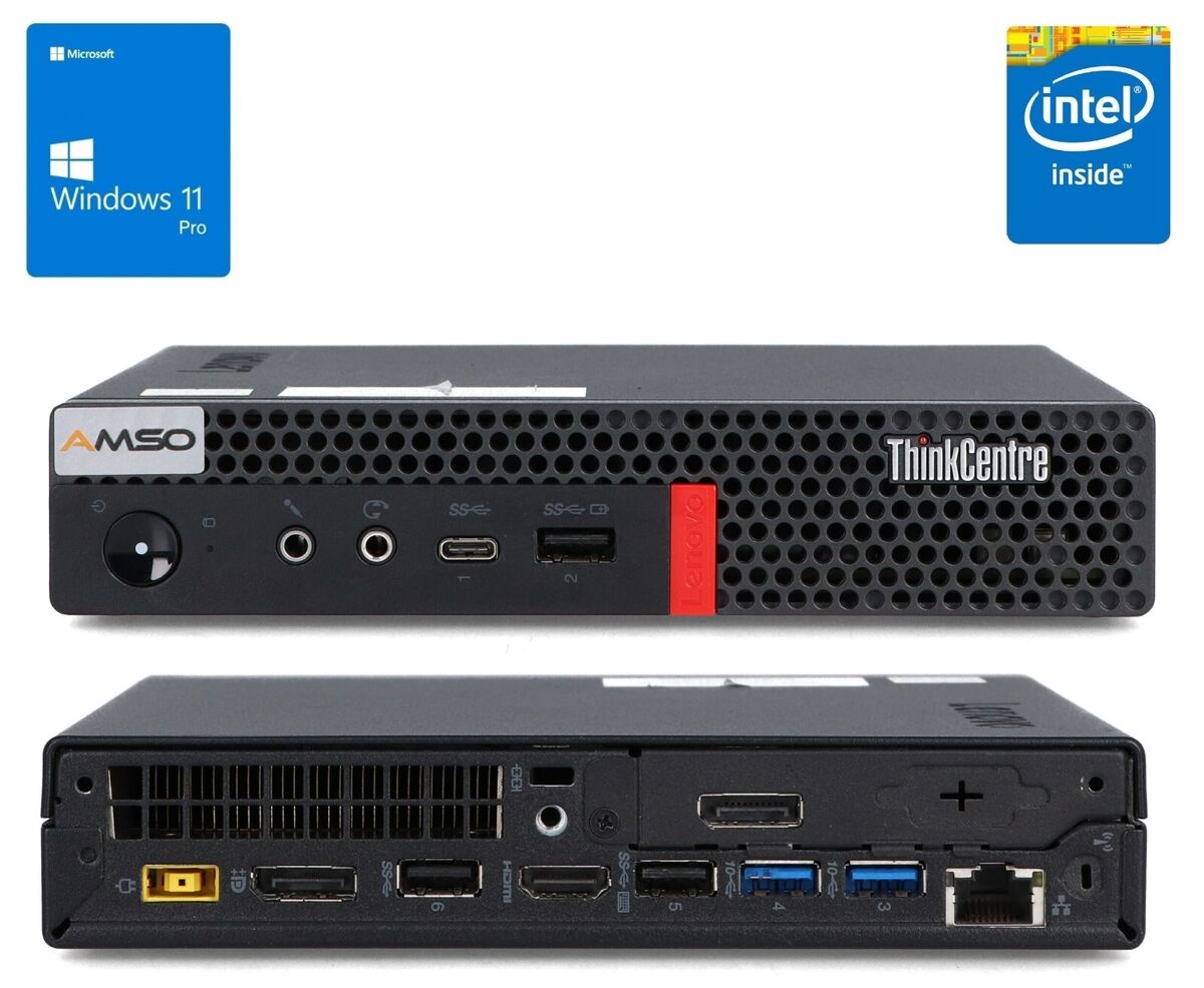 Lenovo ThinkCenter 10B1 Desktop +17" Screen 8GB+500GB Fullset Computer Refurbished lenovo Computer Windows 11