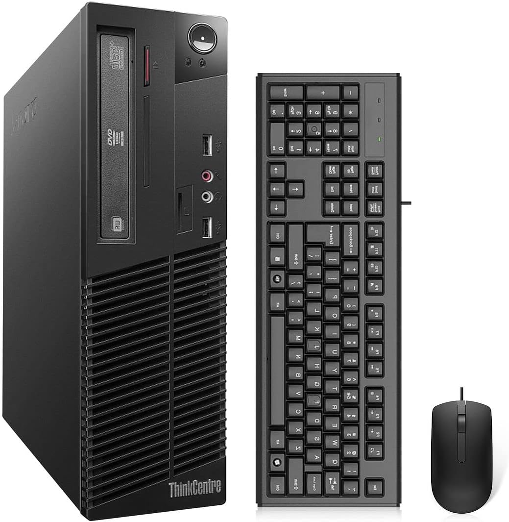 Lenovo ThinkCenter 10B1 Desktop +17" Screen 8GB+500GB Fullset Computer Refurbished lenovo Computer Windows 11