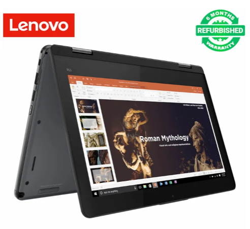 Touchscreen REFURBISHED LENOVO THINKPAD YOGA 11e yoga  4GB RAM 128GB SSD , CELERON, 2 IN 1 LAPTOP , 6TH GENERATION X360 COMPUTER, INSTALLED WINDOWS 10 PRO, black