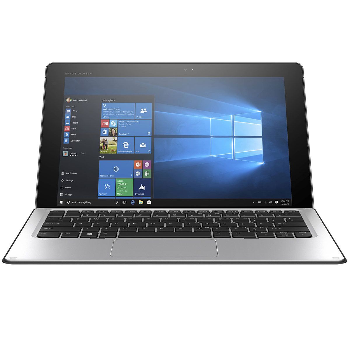 (Free Mouse) Hp Elitebook x2 1012 G2 Detachable 2 in 1 8GB 256GB 6th  Gen FHD 12.5" Non-touch - Refurbished Business Student Laptop - Office 2021 Windows 11 Notebook Silver