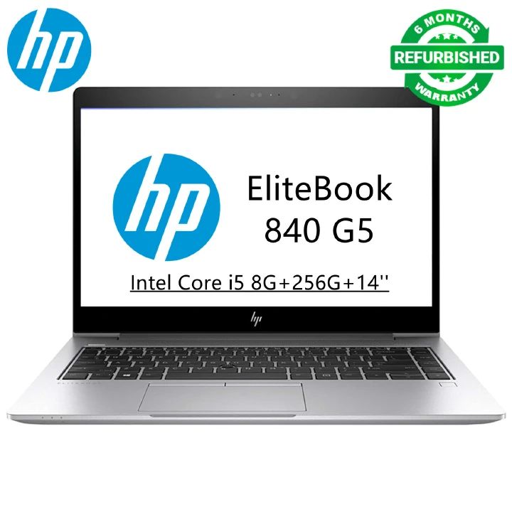 HP Elitebook 840 G5 i5 8GB 256GB 14" 8th Gen Refurbished Laptops Windows 11 Pro Notebook Bluetooth Webcam Intel HD  Graphics Student laptop professional laptop