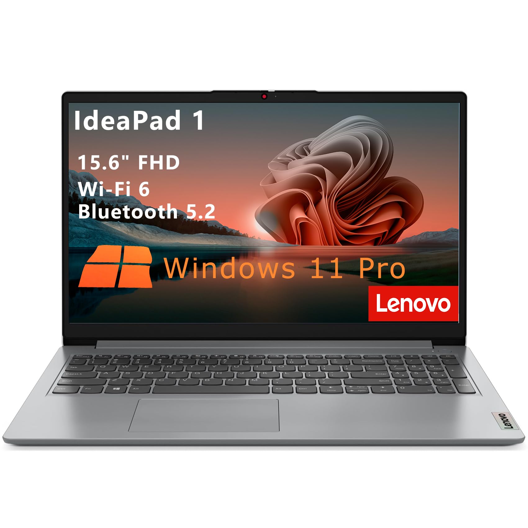 Brand New Lenovo Ideapad 1 15IJL7 8GB+256GB SSD+15.6" Intel Celeron N4500 WLAN+Bluetooth WiFi 6 802.11ax Webcam Stereo Speakers One Year Warranty 15.6 Inch Screen Student Professional Ne