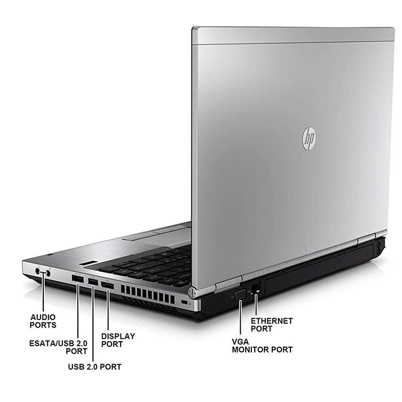 (4GB+500GB)Refurbished HP Elitebook 8460 Intel core i5 4GB 500GB HDD 14 Inch Laptop Windows Student professional refurbished laptop