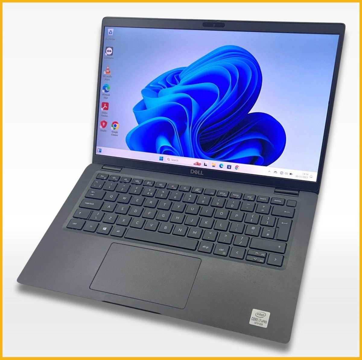 Refurbished Dell Latitude 7410 Business Laptop 10th Gen Intel Core i5, 16GB DDR4 RAM 256GB SSD, 14-Inch HD Screen Display Windows 11 Pro | 14.0 inch FHD screen | Backlit Durable & Reliable Work Laptop