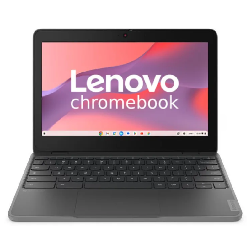 Lenovo 100e Chromebook 4GB 32GB eMMC SSD Flash Memory Up to 256GB with SD Card 11.6 Inch Chromebook HD - Intel N-Series N100-4 With Chrome OS English Keyboard Student Laptop