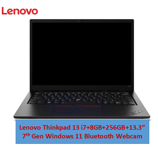 (7th i7+8GB+256GB+13.3")Refurbished Lenovo Thinkpad 13 Laptop Intel Core i7 7th Gen 8GB+256GB+13.3" Windows 11 Light Strong Student Professional Laptop great keyboard laptop