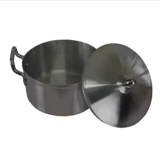 14 Pcs TC Aluminium cookware set TC Cooking Pots Set 14 pcs Cookware Set Sufurias silver 14pcs (7lids+7pots)