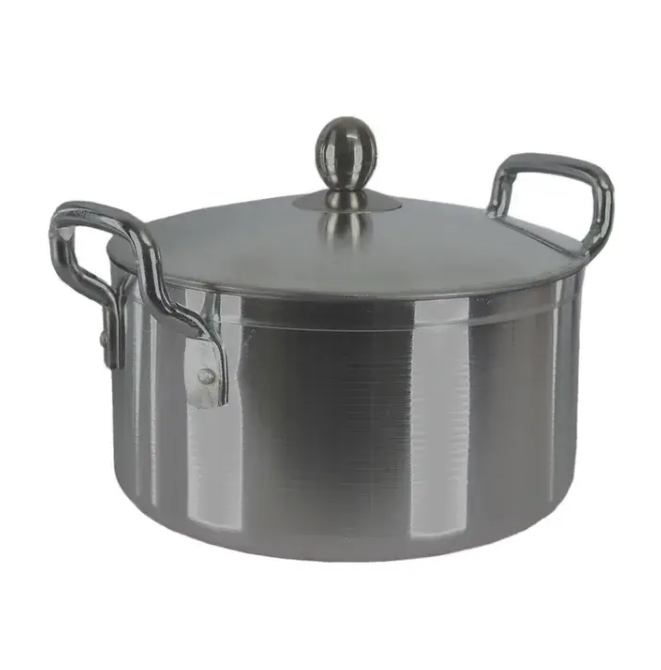 14 Pcs TC Aluminium cookware set TC Cooking Pots Set 14 pcs Cookware Set Sufurias silver 14pcs (7lids+7pots)