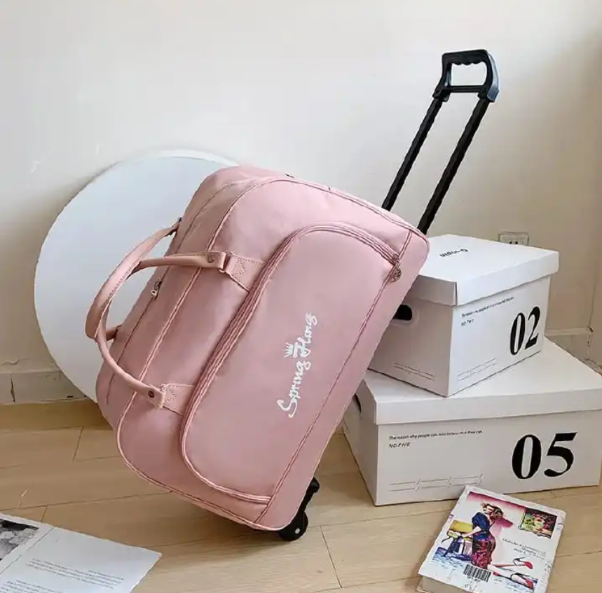 [Special Offer!] Travelling Bag Unisex Large Capacity Bags Luggage Women / Men Travelling Vacation Bag On Wheels/Unisex Trolley Hand Size 54 by 33