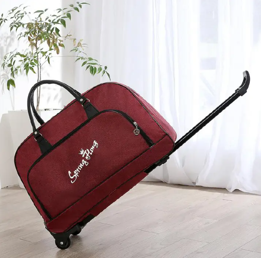 [Special Offer!] Travelling Bag Unisex Large Capacity Bags Luggage Women / Men Travelling Vacation Bag On Wheels/Unisex Trolley Hand Size 54 by 33
