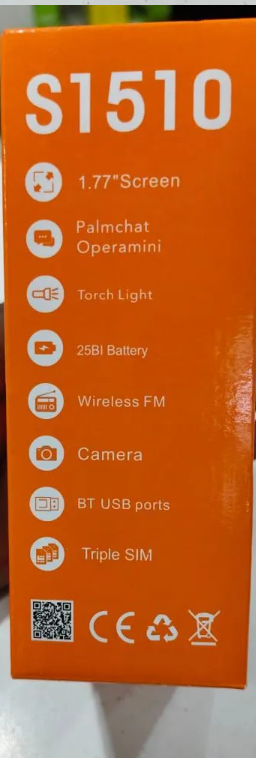 SAMHE S1510 TYPE C Triple SIM Feature Phone 1.77`` SCREEN Torch Light 2500mAh Battery Wireless FM Operamini Camera  Bluetooth Kabambe Katululu Mobile