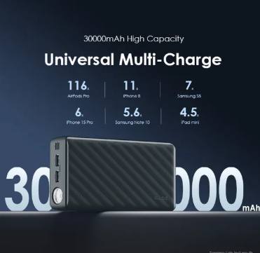 oraimo PowerBox 300 Lit 30000mAh 15W Type-C IN & OUT Power Bank + Oraimo Wired Earphones