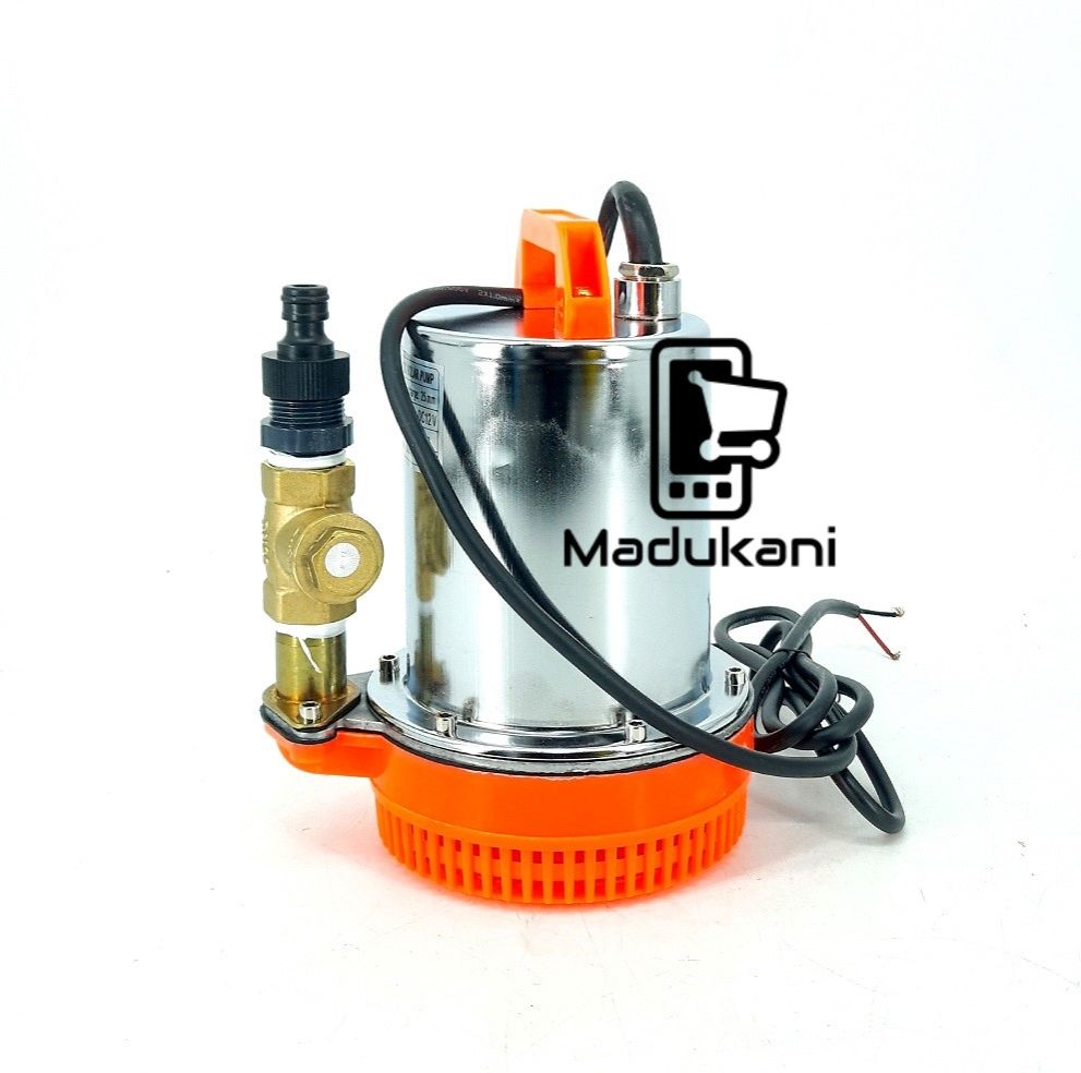 DC12-200 12V Submersible Solar Pump 15M 200W with Valve