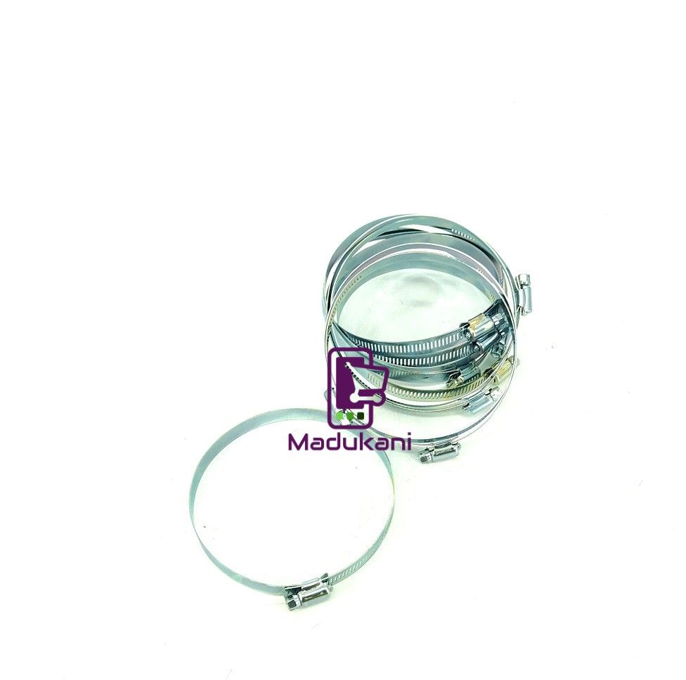 10PCS 5 inch 127mm Stainless Steel Hose Clips Clamps