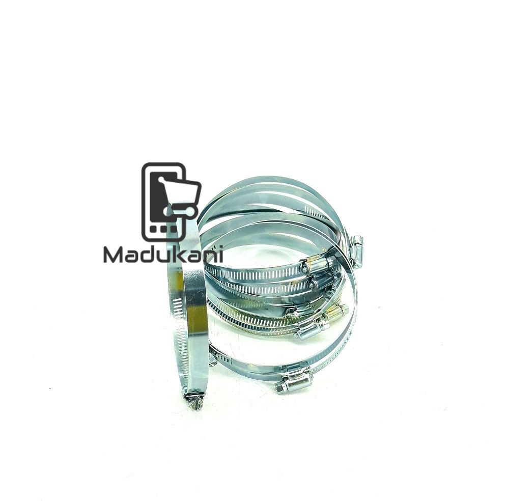 10PCS 5 inch 127mm Stainless Steel Hose Clips Clamps