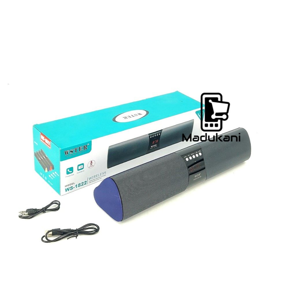 WSTER WS 1822 Bluetooth Stereo Speaker Mini Soundbar