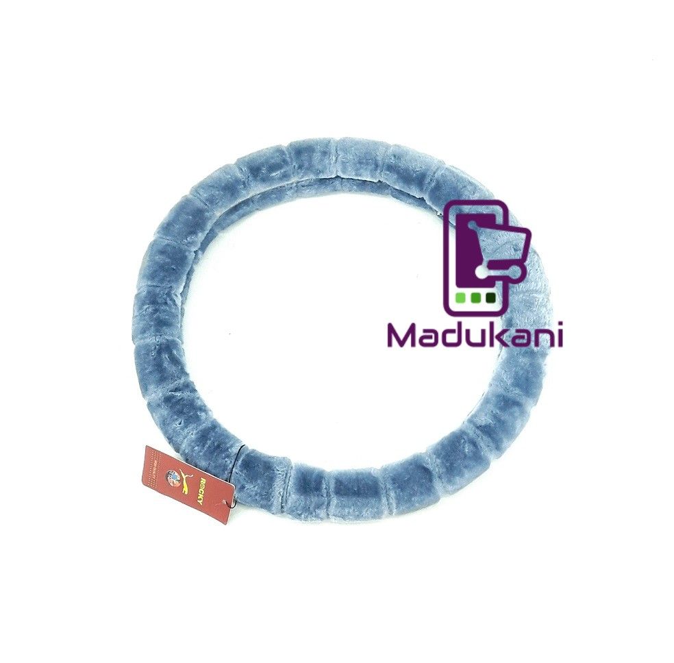 Plushy Warm Faux Mink Fur Steering Wheel Cover