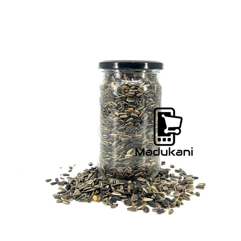 250g Whole Sunflower Seeds in Reusable 720ml Glass Jar