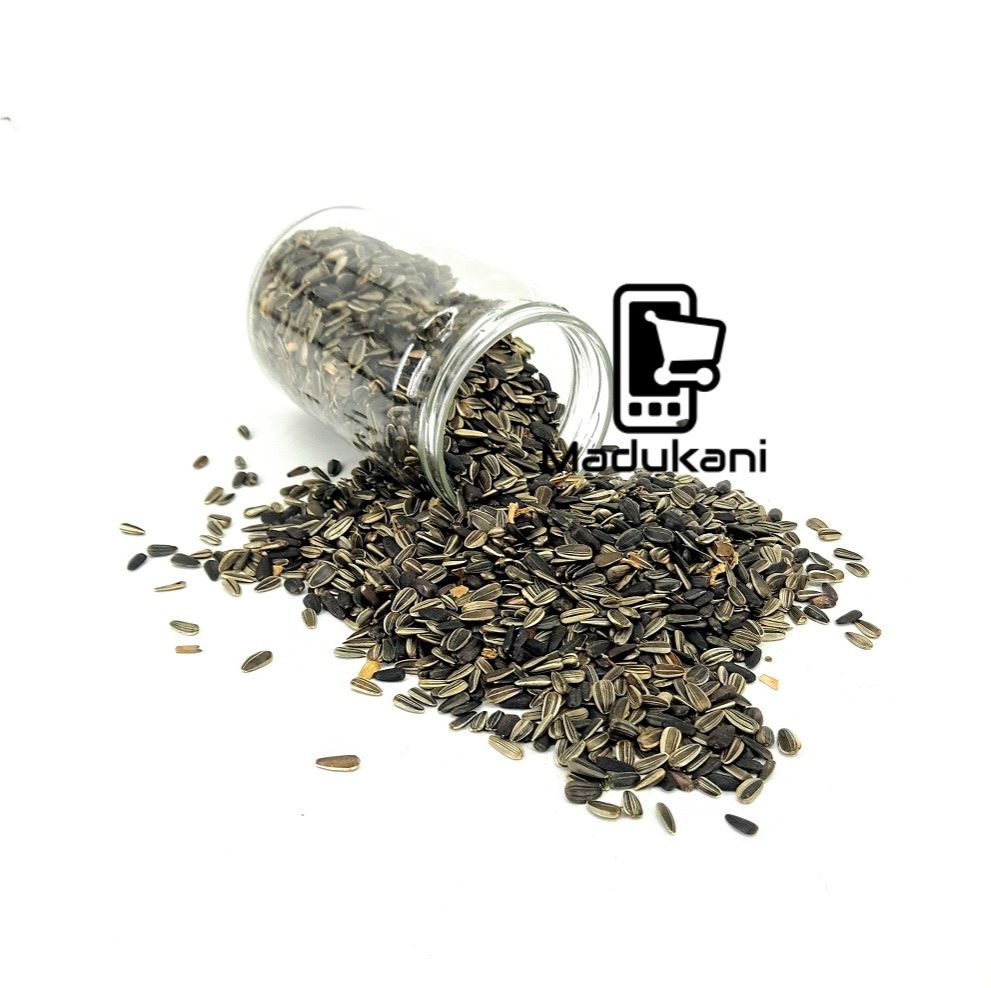 250g Whole Sunflower Seeds in Reusable 720ml Glass Jar