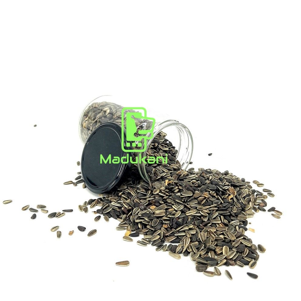 250g Whole Sunflower Seeds in Reusable 720ml Glass Jar