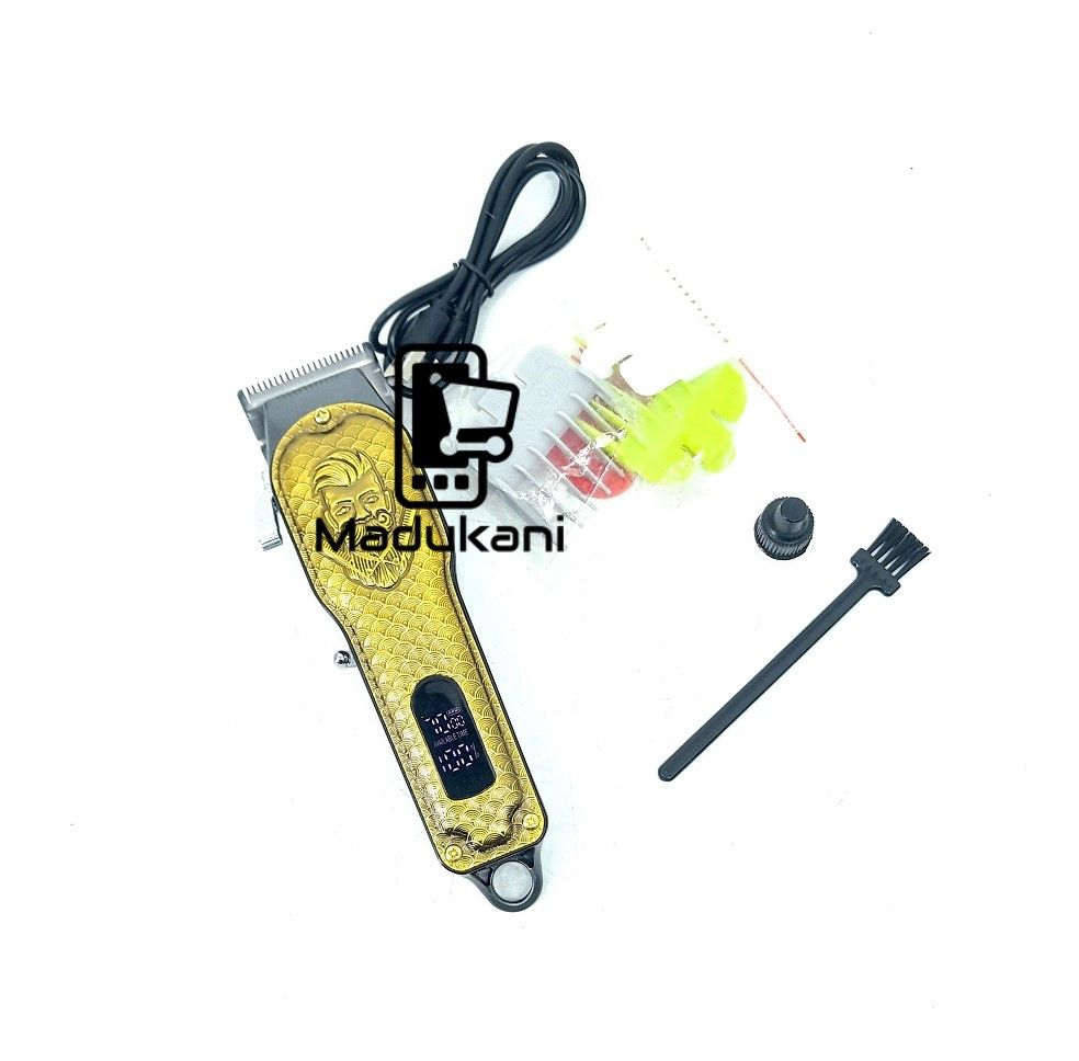KH 105T Full Size Rechargeable Professional Hair Clipper Shaver Shaving Machine